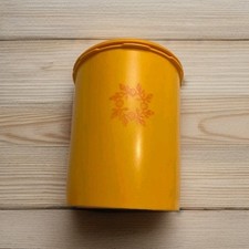 Authentic Tupperware Yellow Orange Floral Pla...