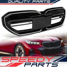 Glossy Black Front LED Kidney Grille Replacement for BMW 5 i5 G60 G68 24-26