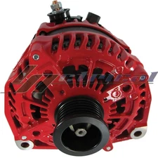 HIGH OUTPUT 300 AMP RED 6 PHASE HAIRPIN ALTERNATOR FOR CHEVY GMC CADILLAC 300A
