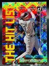 2022 Donruss #THL-11 Manny Machado The Hit List Diamond Insert San Diego Padres