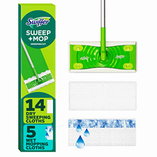 Swiffer Sweeper 2-in-1 Mops for Dry and Wet Multi Surface Floor 20 pieces sets