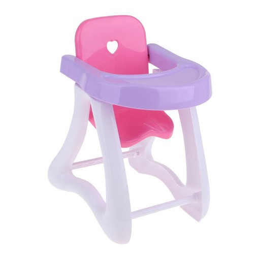 Chaise Haute Pour Poupée Mellchan, Meubles Pour Enfants, Ensemble De Jeu, Jouet - Picture 3 of 7