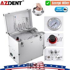 Mobile Portable Dental Delivery Unit System With Air Compressor Suction 4Hole
