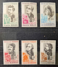 6082 - FRANCE - SCOTT# B454 - B459 - MNH - CAT $3.00