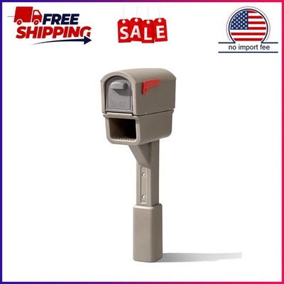 Step2 MailMaster Express Plus Plastic Mailbox Mocha Finish