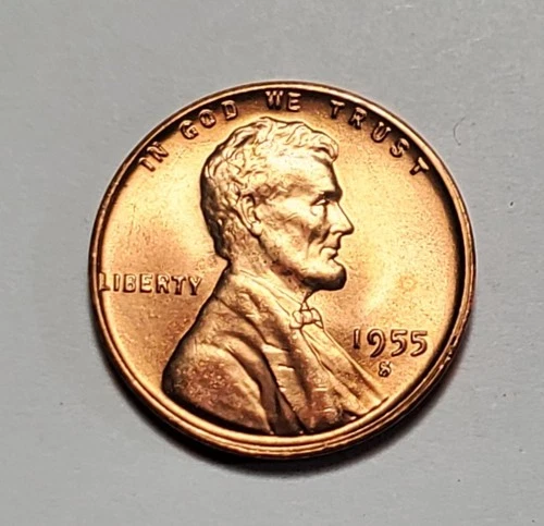 1955 S LINCOLN WHEAT PENNY UNC #P2583