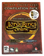Lord of the Rings Online Game Compilation Pack Volume 1 & 2 PC DVD Sealed NEW
