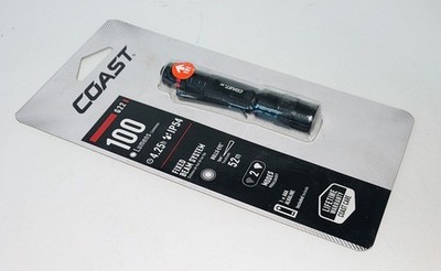 Coast G22 Black Aluminum 100 Lumens LED Flashlight Battery Included NIP