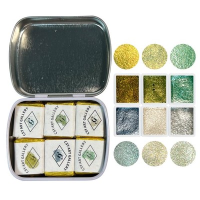 CSY Art Gallery Handmade Metallic/Glimmer 2,5 ml (6er Pack), Glühwürmchenwald 