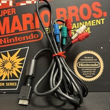 Official Playstation 1 & 2 PS1 & PS2 Component Cable TESTED FREE TRACKED POSTAGE