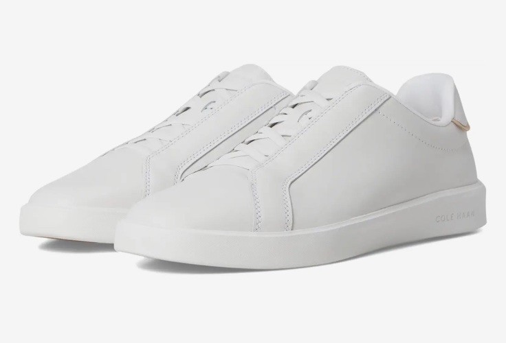 Men's Sneaker Cole Haan Grand CC Daily LTT SLIPON - OPTIC WHITE LEATHER