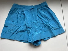 Zimmermann Women's Short 100% Silk Blue Size 0