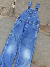 Vintage 70  s Osh Kosh Denim Toddler Overalls Size 5 Kids USA Made
