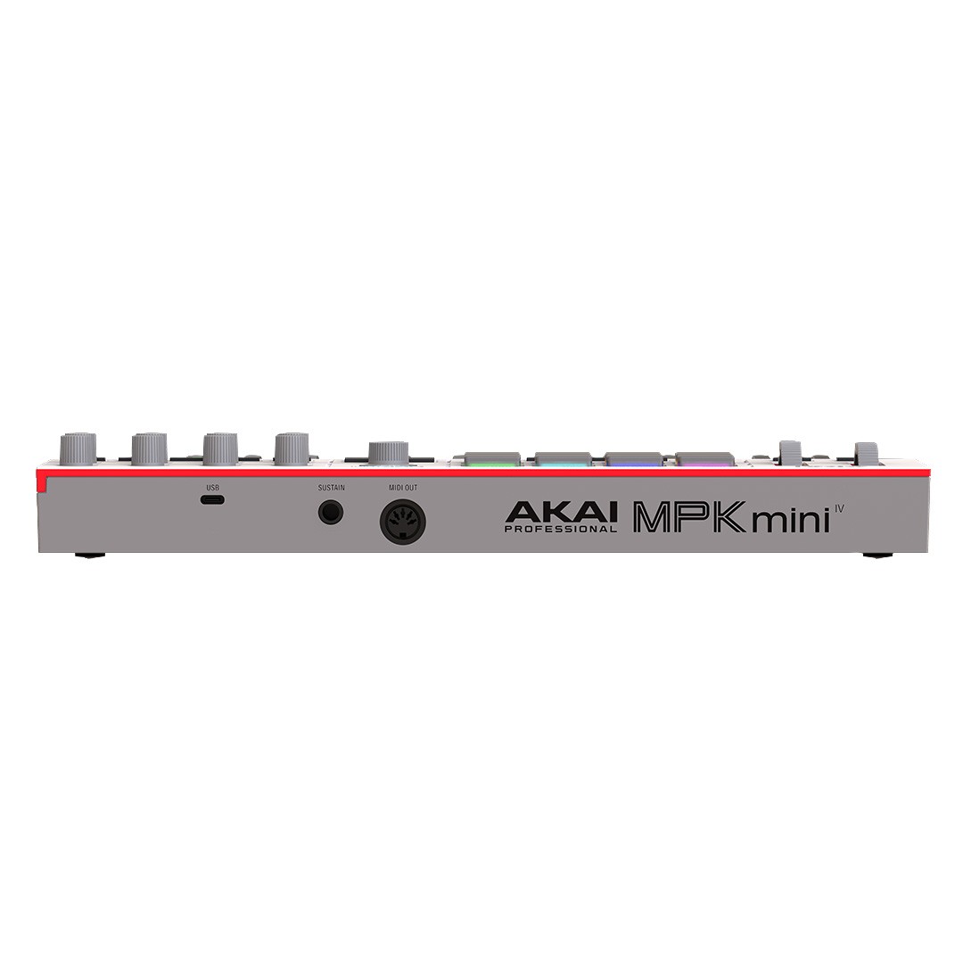 Akai Professional MPK Mini 4 25-Key White 8 Pads MIDI Keyboard w