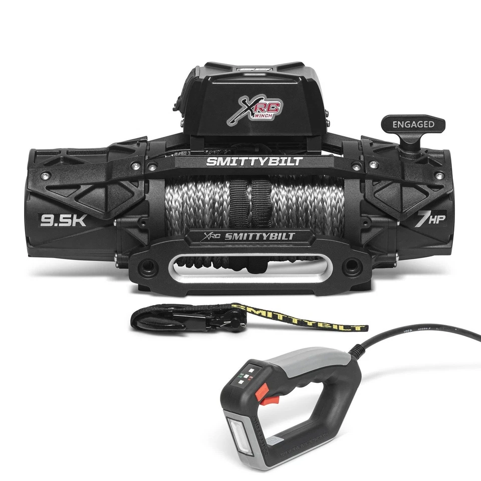 Cabrestante Smittybilt XRC GEN3 12000K serie Comp con cable sintético para camioneta Jeep Foto 2 de 4