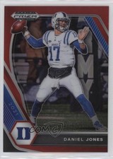 2021 Panini Prizm Draft Picks Red Prizm 249/299 Daniel Jones #24 0q3