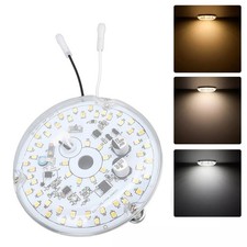 3.93 Inch LED Ceiling Fan Light AC 120V 18W 2000LM 3 Color Temperature NEW