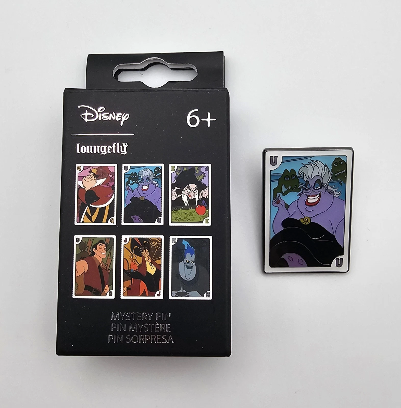 Disney Loungefly Villains Playing Cards Mystery Pin Little Mermaid Ursula