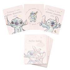 Disney Gifts Stitch Baby Milestone Cards