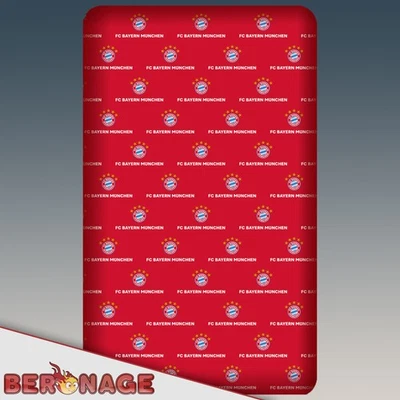 BERONAGE FC Bayern Munich Fitted Sheet Red 90/100 x 190/200 cm