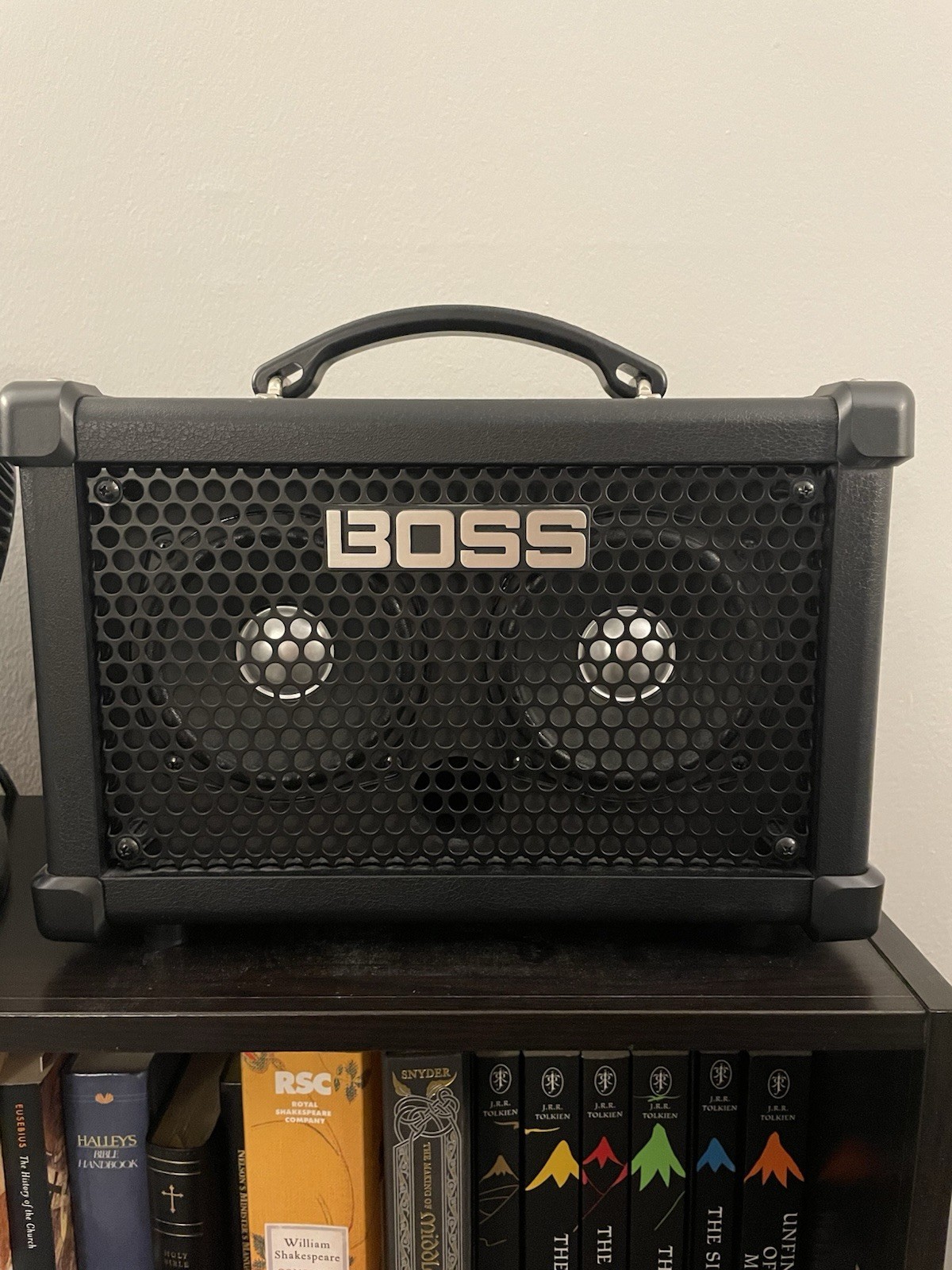 Boss LX 2 Dual Cube 5-inch Portable Bass Amplifier 10-Watt