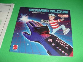 Power Glove Manual & Program Guide for NES Nintendo Entertainment System!
