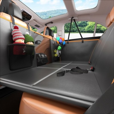 Gusil Back Seat Extender for Dogs Mobile Cozy Pet Den SkinSafe Padding, Heavy...