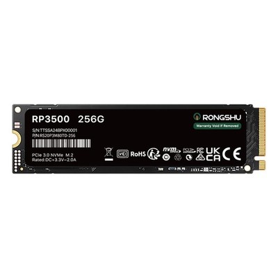 RONGSHU 256GB NVMe SSD M.2 PCIe Gen 3×4, Read Speeds Up to 3,000 MB/s, M.2 22...