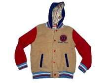 Marvel Spider-Man Fleece Bomber Jacket 7/8 Cream Red