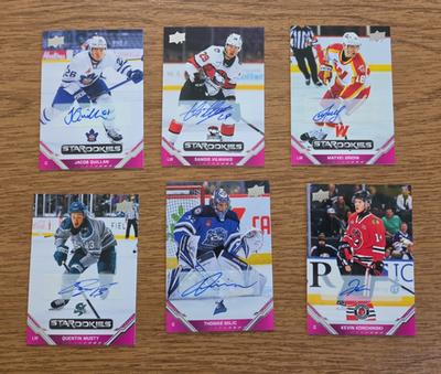 #ad 2025 2026 Upper Deck AHL Hockey AUTO Singles Create Own Lot $9.99