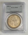 1885 O Morgan Dollar $1 - PCGS MS 63