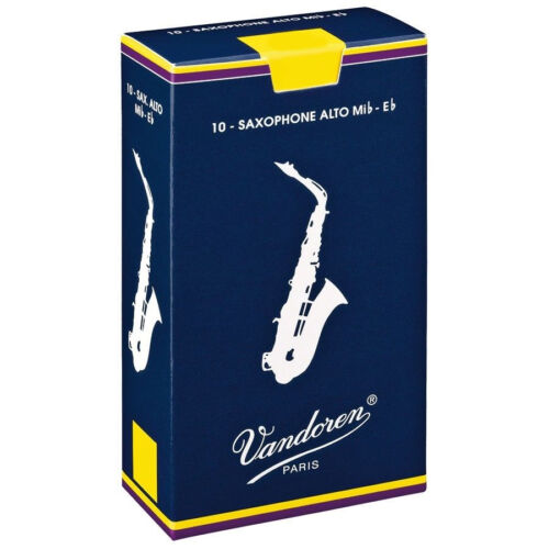 Vandoren Traditional SR21 Eb Alto Saxophone Reeds, Box of 10 - Picture 1 of 1