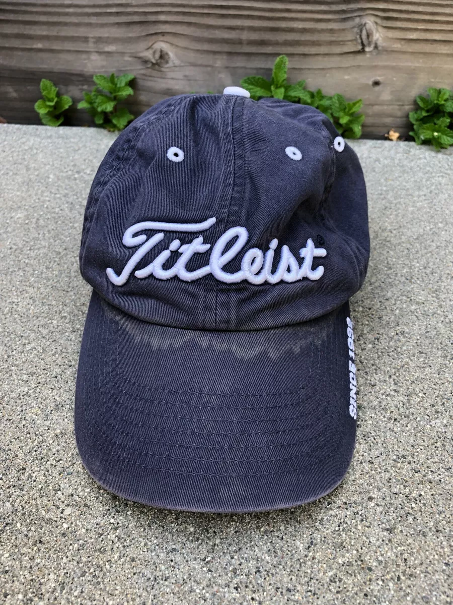 TITLEIST Vintage Golfing Hat Men's One Size Blue Adjustable