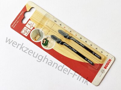 BOSCH 2x Stichsägeblatt T119BO HCS basic Wood Holz T-Schaft