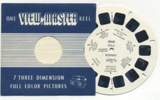 OSLO Norway Scarce 1955 Belgian-made Sawyer's View-Master Single Reel 2060