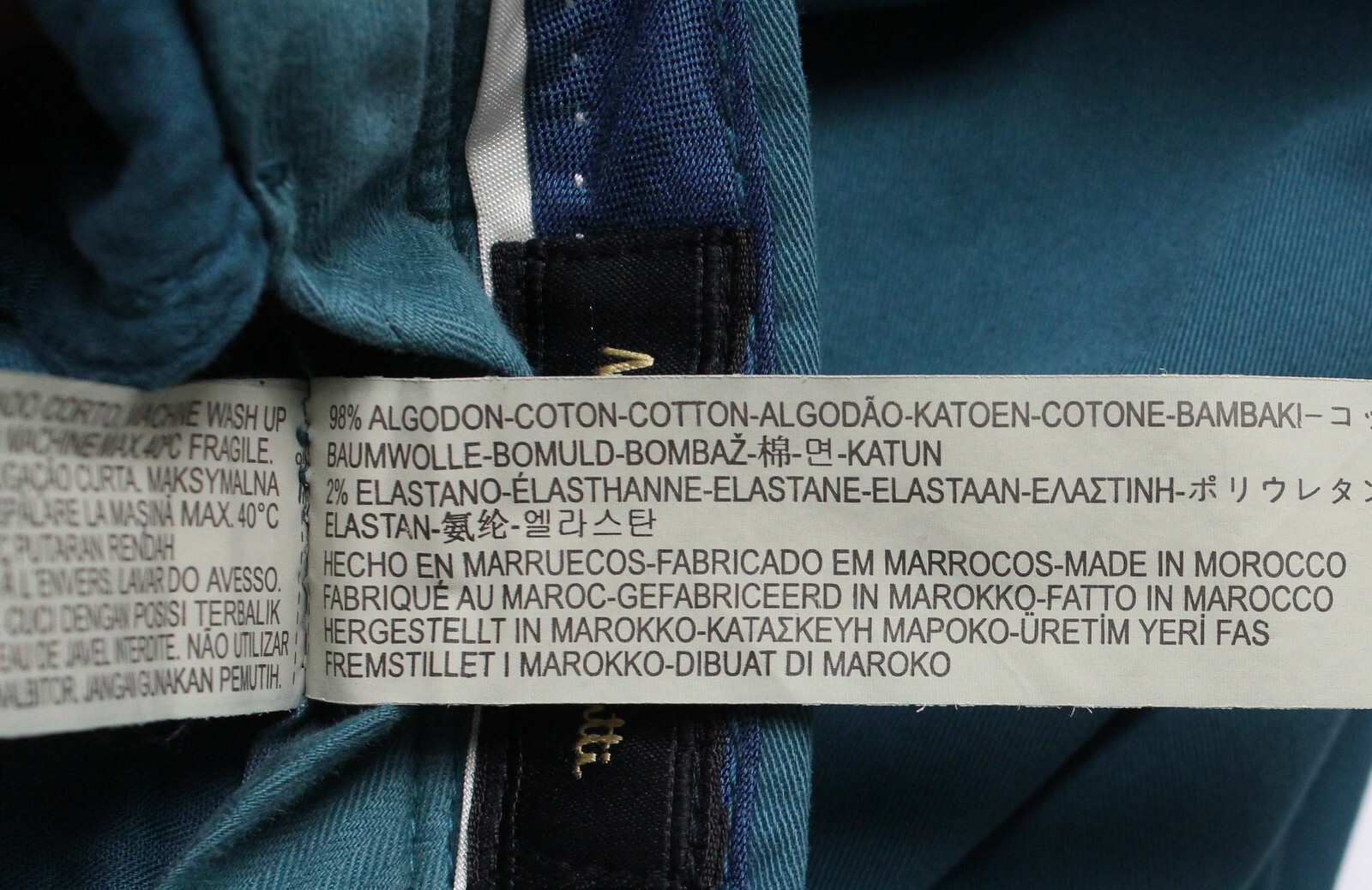 MASSIMO DUTTI 0008 Slim Fit Trousers Men's US 30 Chino Zip Fly thumbnail 9