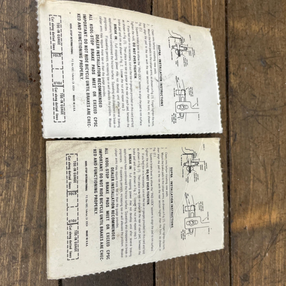 Vans Pastillas de Freno BMX Lavanda Kool Stop Old School Zapatos BMX De Colección Años 80 Radberry Foto 2 de 4