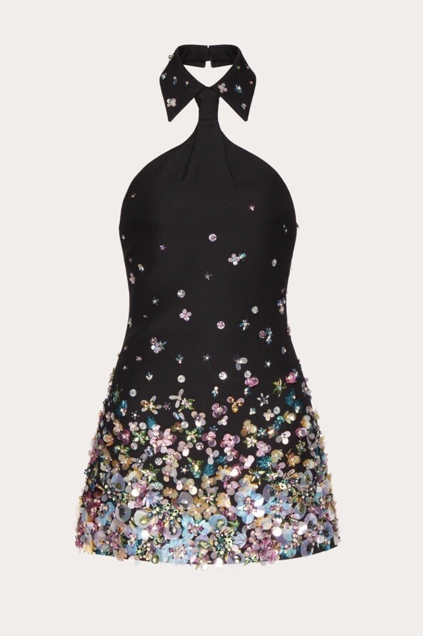 Valentino short dress in embroidered Crepe Couture dress- BNWT-  RRP$9,900USD | eBay