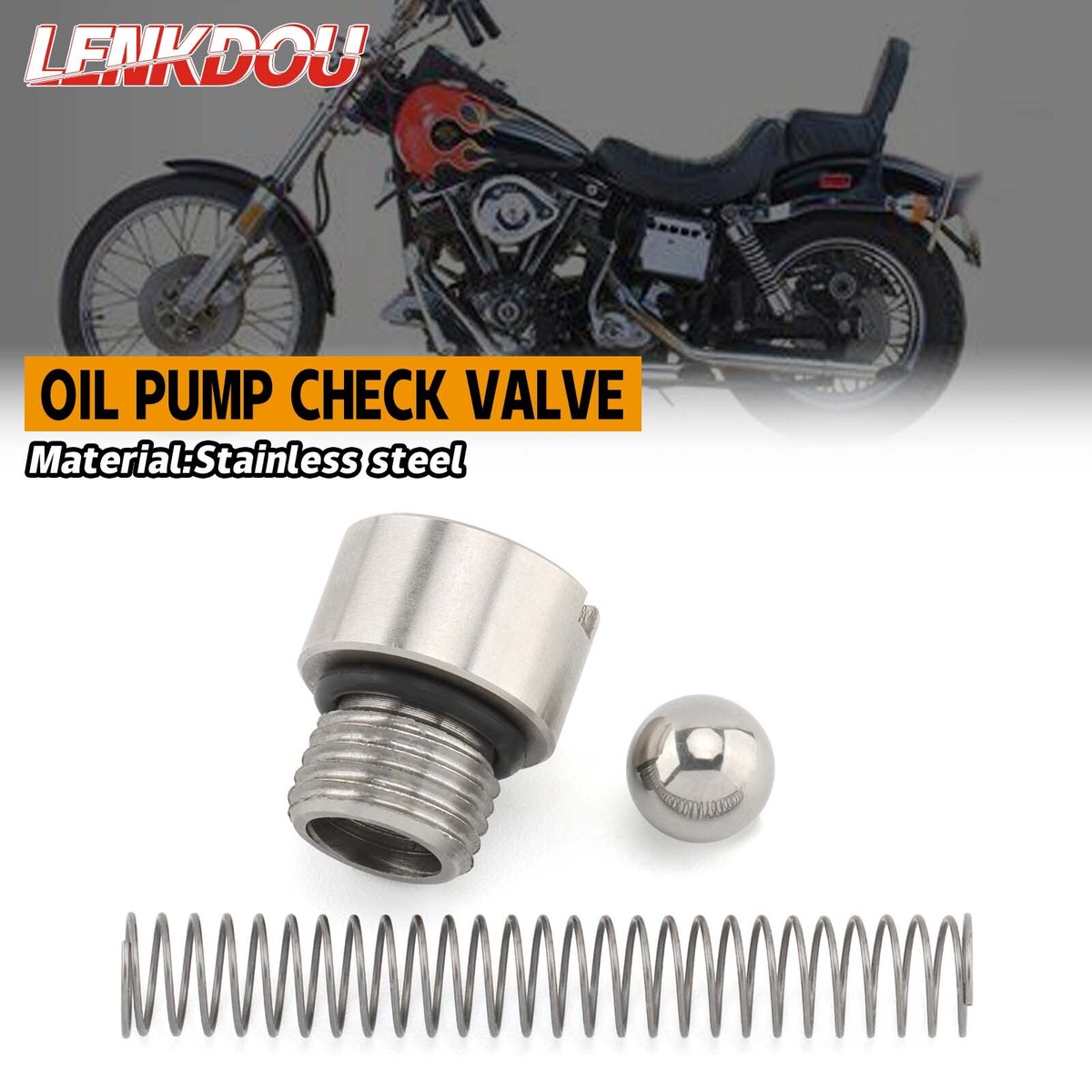 Oil Pump Check Valve Kit For Harley Shovelhead Evolution FL FLST