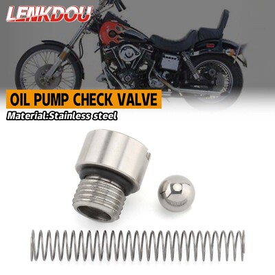 Oil Pump Check Valve Kit For Harley Shovelhead Evolution FL FLST