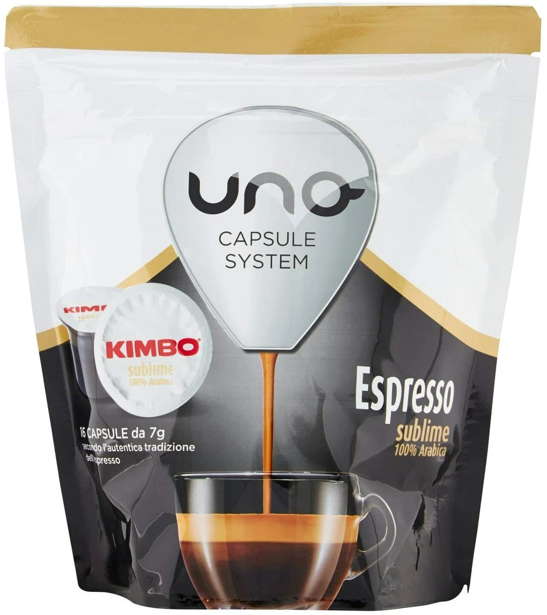96 CAPSULE CAFFE KIMBO UNO SYSTEM MISCELA SUBLIME ORIGINALI eBay
