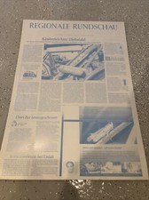 Weser Kurier regional daily newspaper 2017 printing plate graphic Bremen original