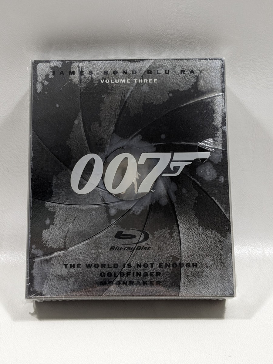 GB6108 007 Blu-ray 3本セット NEW SEALED James Bond 007 Blu-Ray 3 Movie Box Set Vol. 2