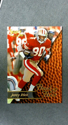 1996 Select Fluid & Fleet #186 Jerry Rice 49'ers