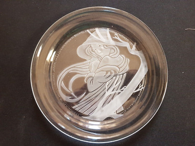 Morgantown Kristall Teller 'Angelica' - Micheal Yates' Country Ladies Collection