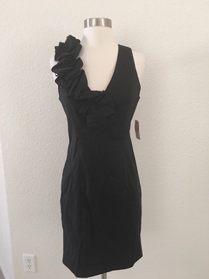 New Dressbarn Collection Women Stretch Sheath Dress Black Evening