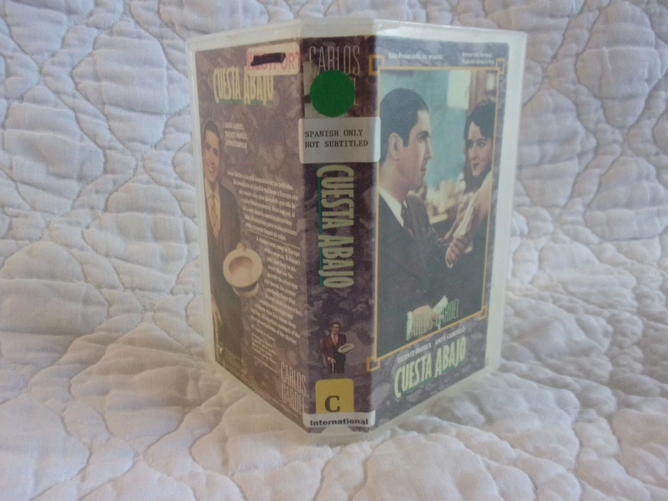 CUESTA ABAJO VHS CARLOS GARDEL MONA MARIS TANGO DANCE MUSICAL SPANISH ARGENTINA - Image 3 of 4