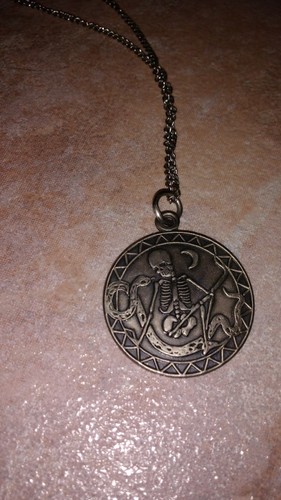 Skeleton Pendant with Necklace