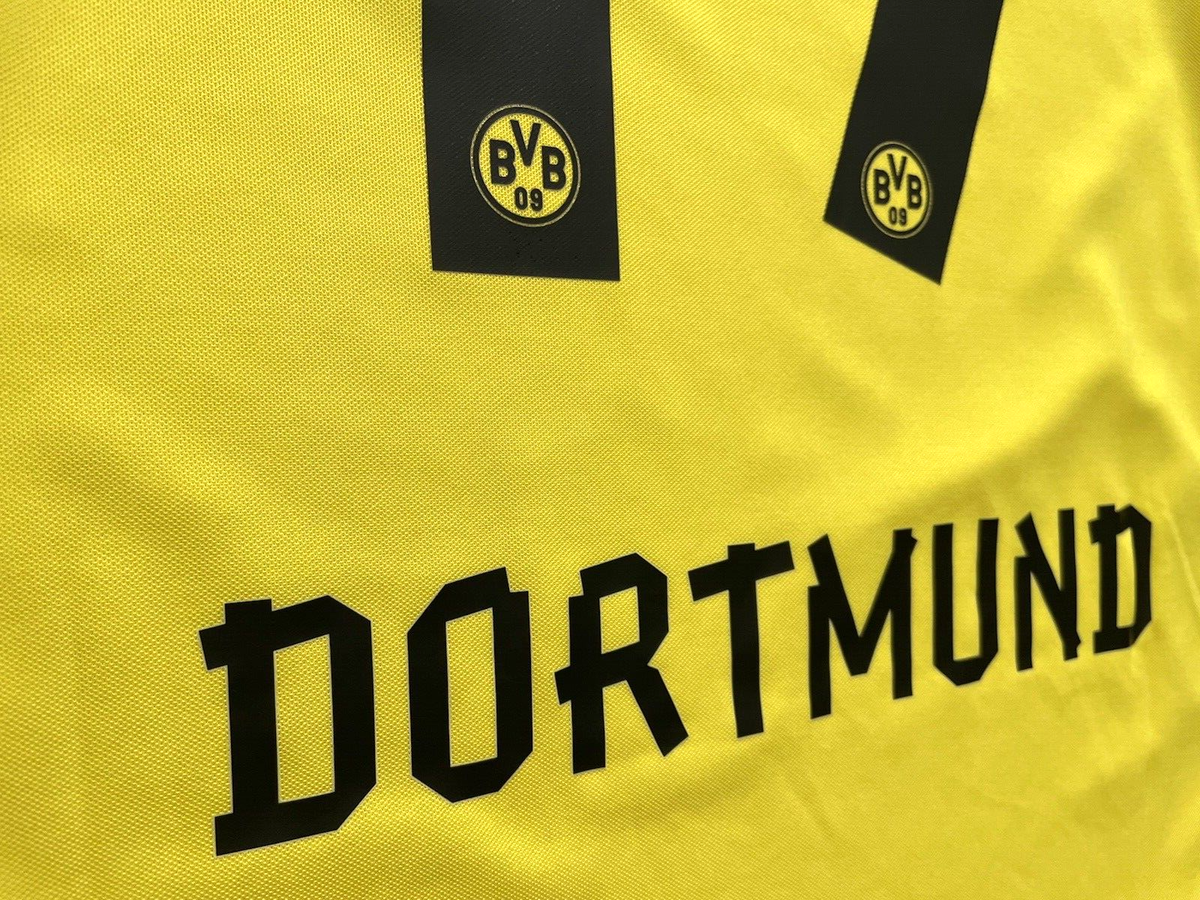 BVB Borussia Dortmund Home shirt 2013/14 Aubameyang 17-Puma - - Pas