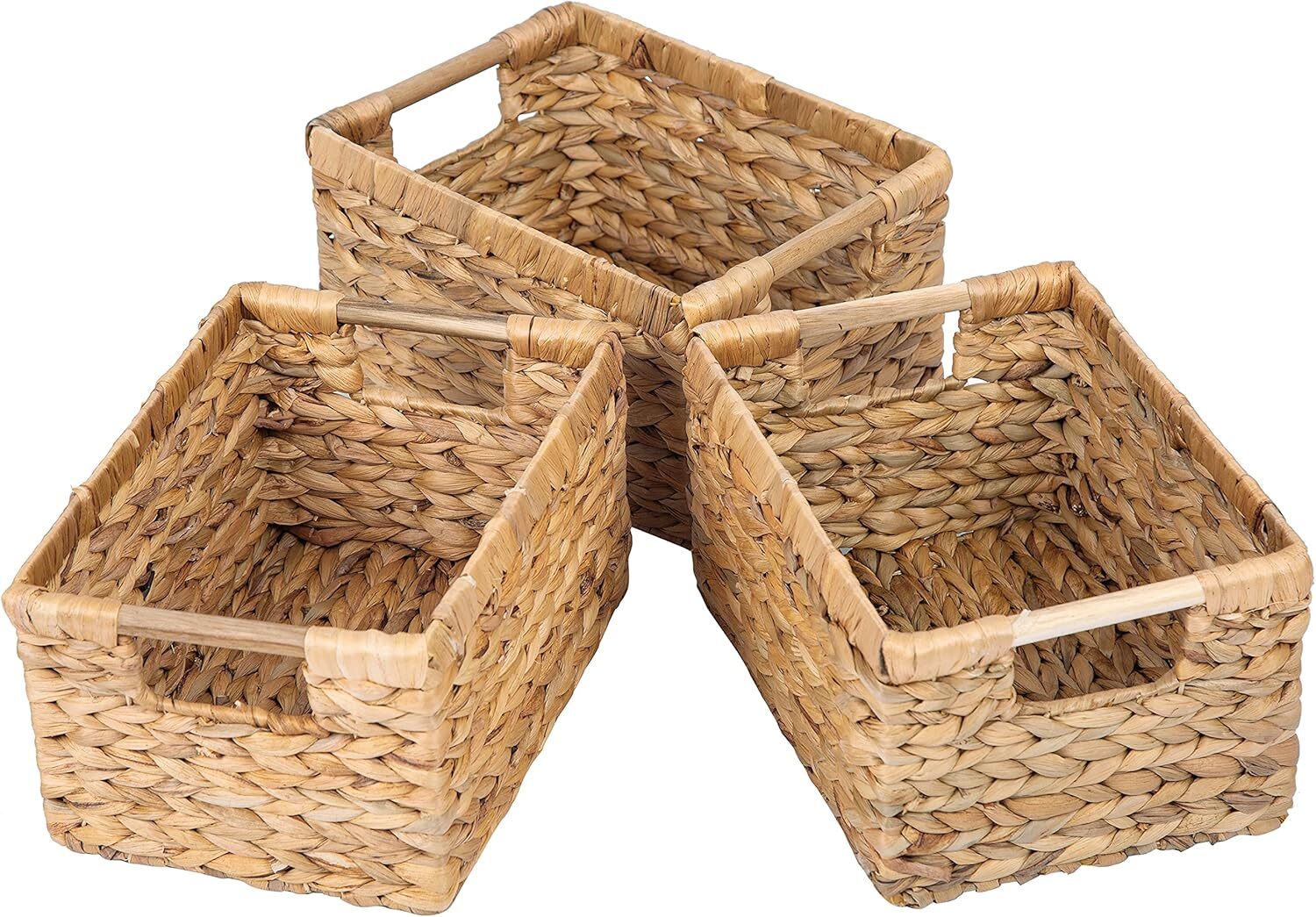 storage basket with Handle- 3 Pack Medium